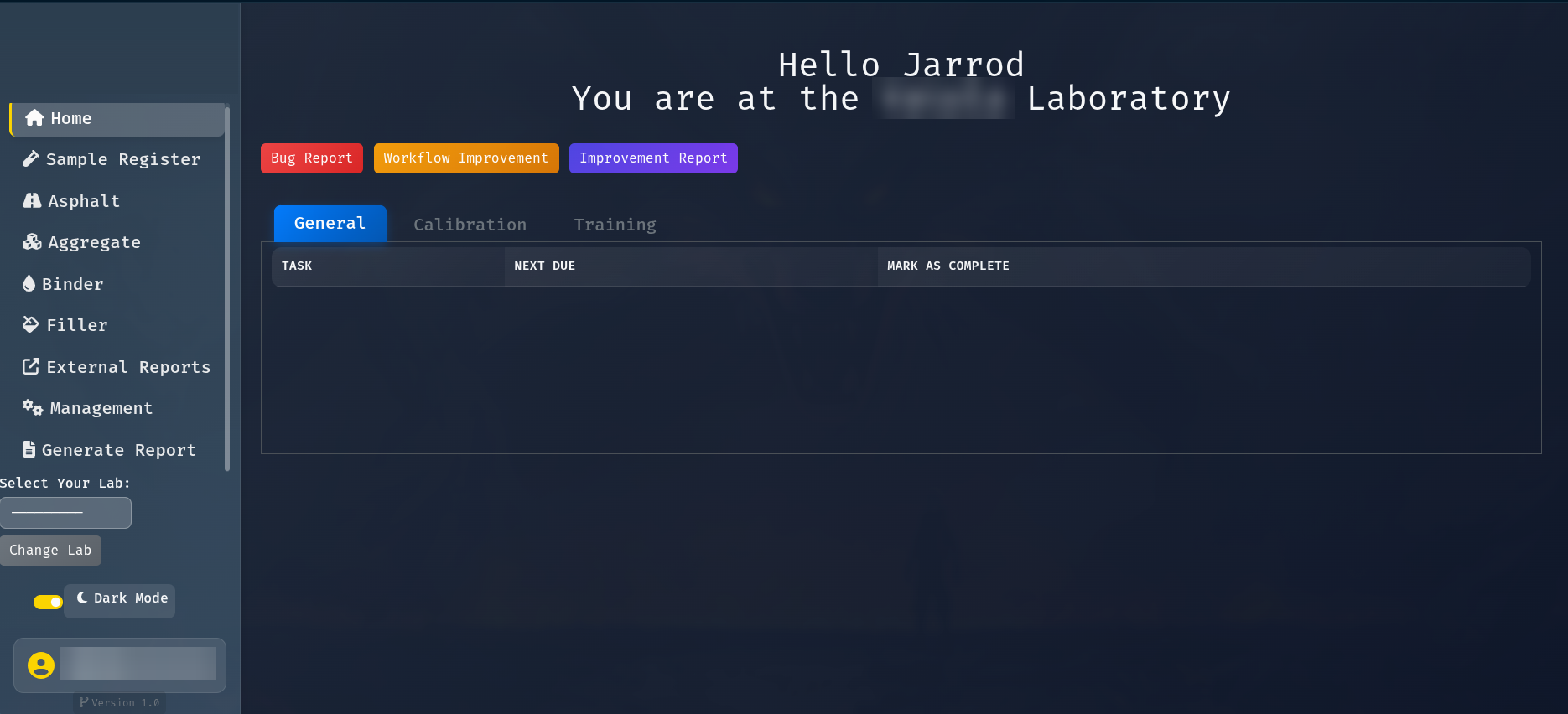 Lab Testing Management System